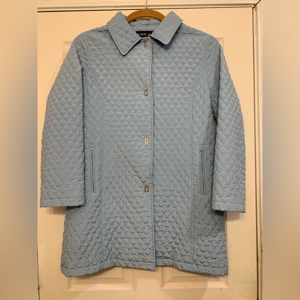 Nordic Lights Blue Mild Puff Women’s Large Coat.         2465